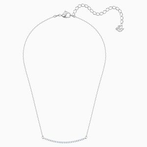 Swarovski Only Necklace, White, Rhodium plated